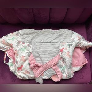 Gently Used Boppy Shopping Cart & High-Chair Cover (Girl)